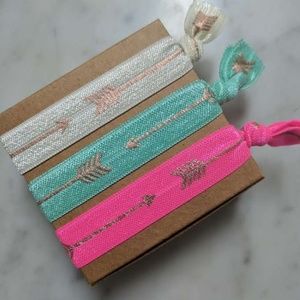 Gold Arrow Hair Ties 12 Count